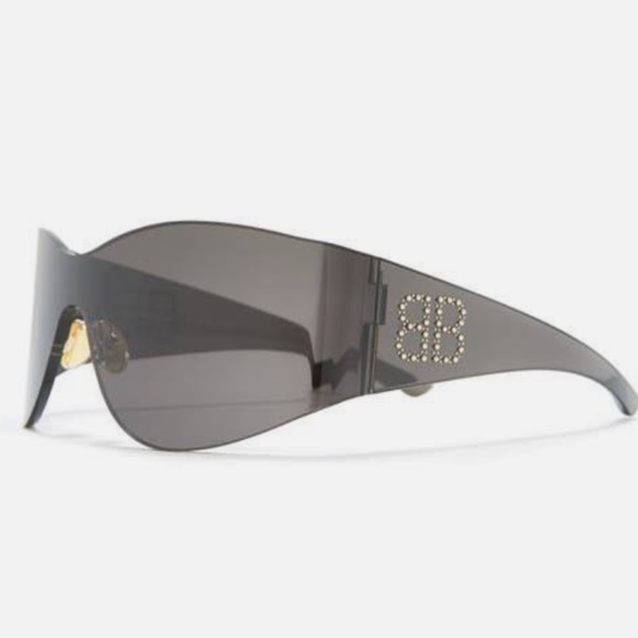 🆕💗💯Balenciaga Cat Eye Shield Acetate Sunglasses - Picture 5 of 9